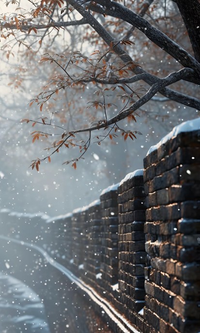 萬物裹冬色，山河添新景